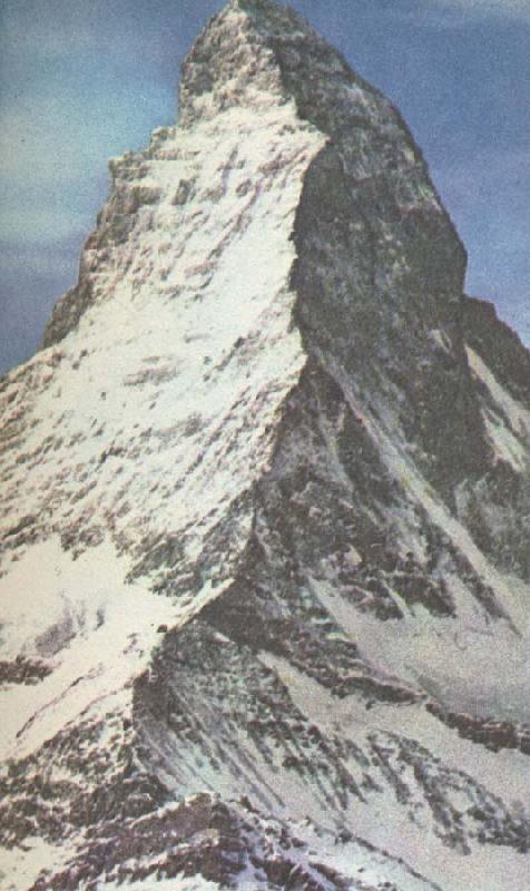 william r clark matterhorn ansags lange omojligt att bestiga trots att det ar ca 300 meter lagre an mont blanc. oil painting image